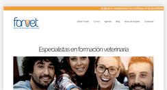 Desktop Screenshot of forvet.es