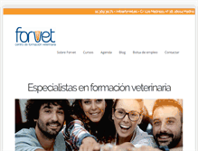 Tablet Screenshot of forvet.es